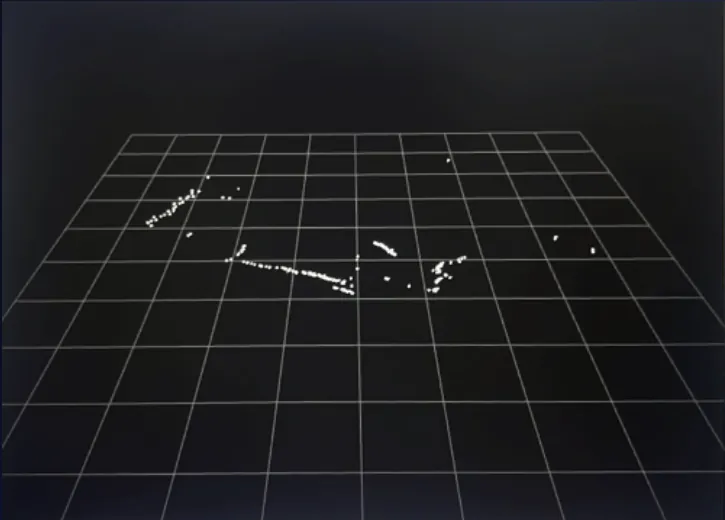 Raw LIDAR scan points